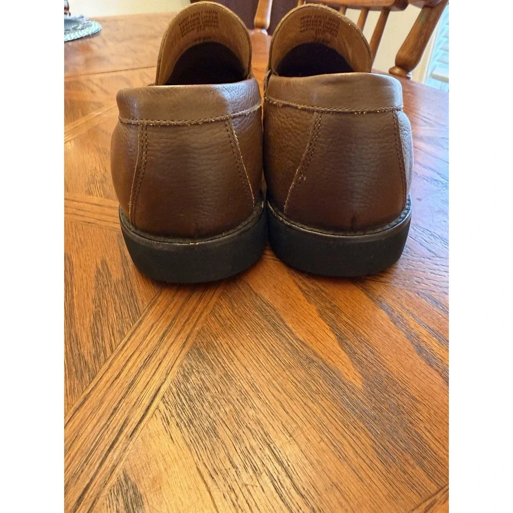 Marc Joseph Size 11.5 Men's Leather Moccasin Brown Loafer‎ Shoes